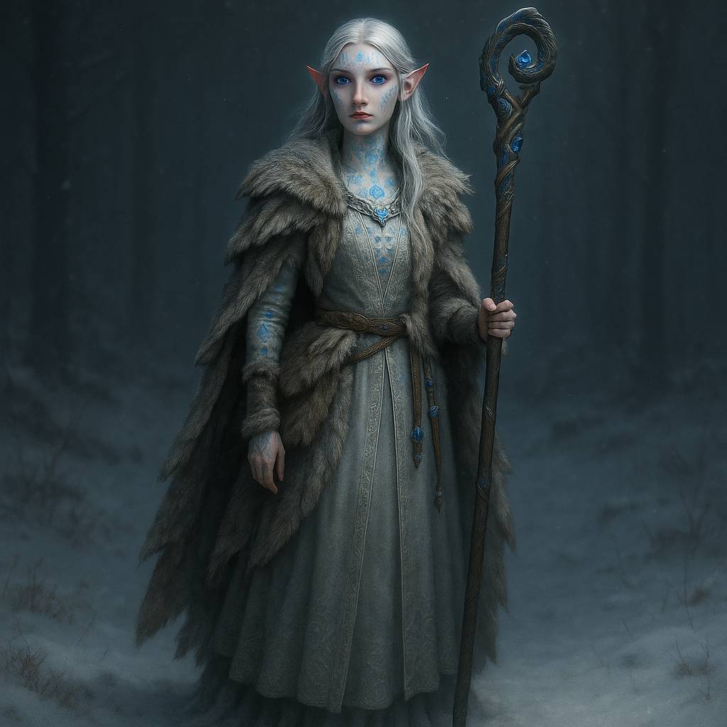 Iyanna Frostwind - Snow Elf Druid